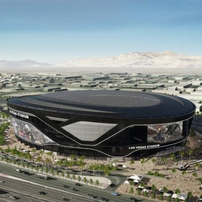 View of Las Vegas Raiders Stadium